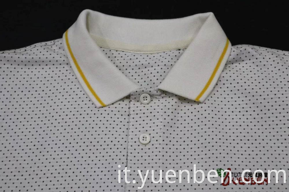 100%Cotton Jacquard Fabric With Normal Placket Shirt